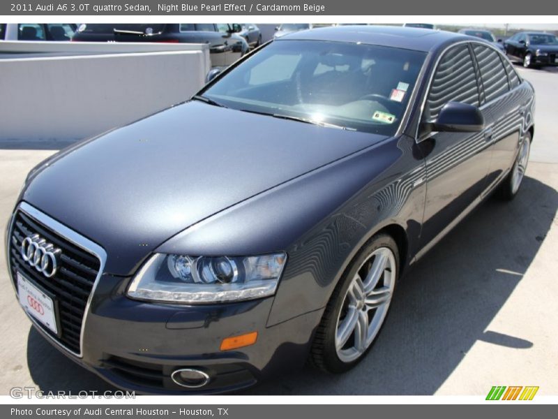 Night Blue Pearl Effect / Cardamom Beige 2011 Audi A6 3.0T quattro Sedan