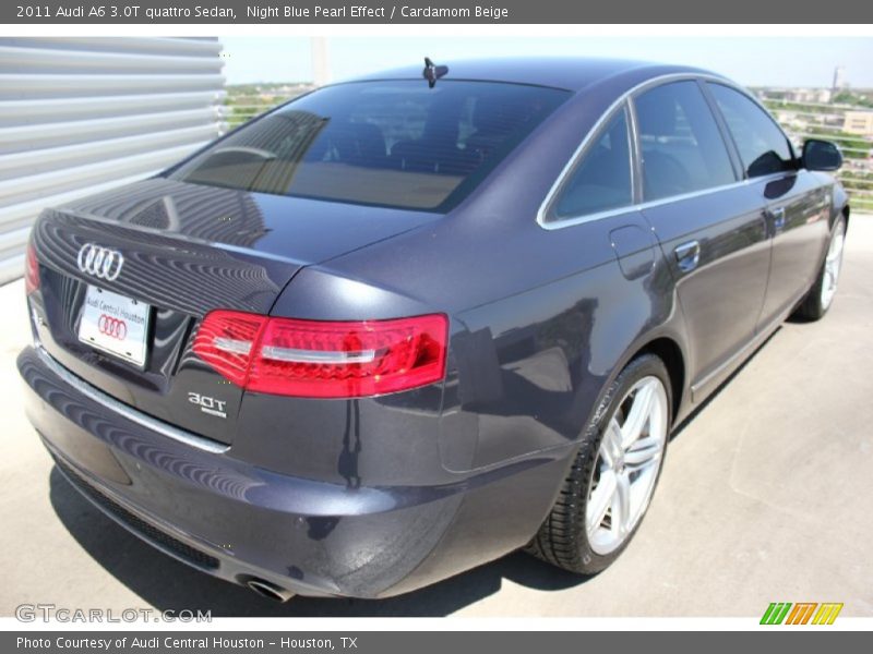 Night Blue Pearl Effect / Cardamom Beige 2011 Audi A6 3.0T quattro Sedan