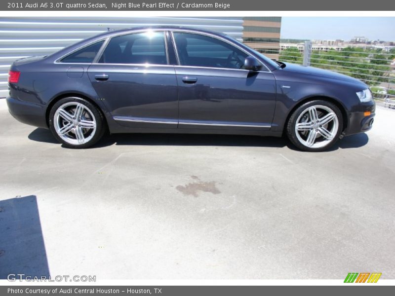 Night Blue Pearl Effect / Cardamom Beige 2011 Audi A6 3.0T quattro Sedan