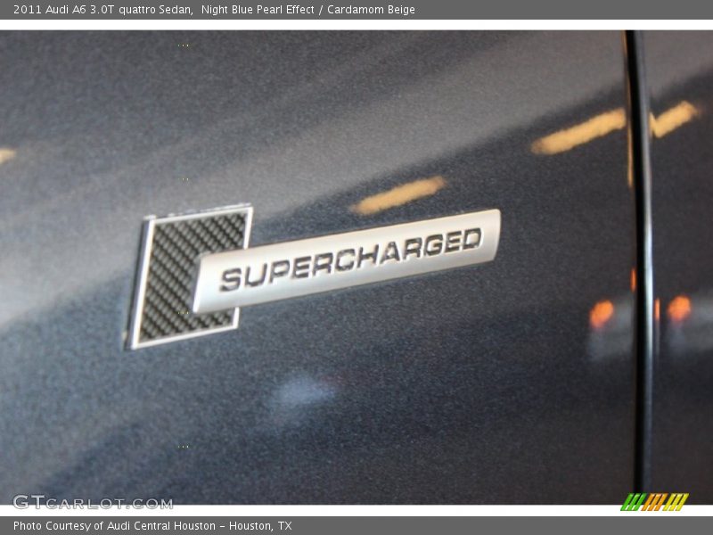 Night Blue Pearl Effect / Cardamom Beige 2011 Audi A6 3.0T quattro Sedan