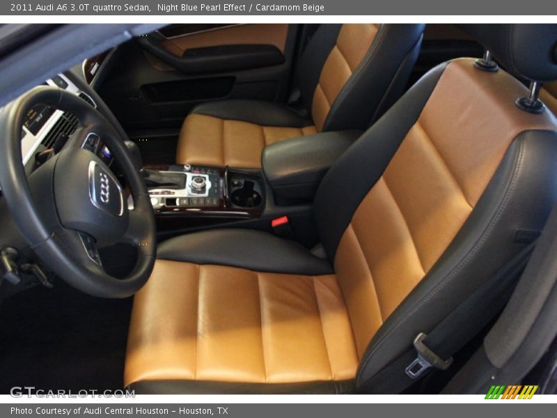 Night Blue Pearl Effect / Cardamom Beige 2011 Audi A6 3.0T quattro Sedan