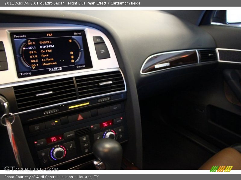 Night Blue Pearl Effect / Cardamom Beige 2011 Audi A6 3.0T quattro Sedan