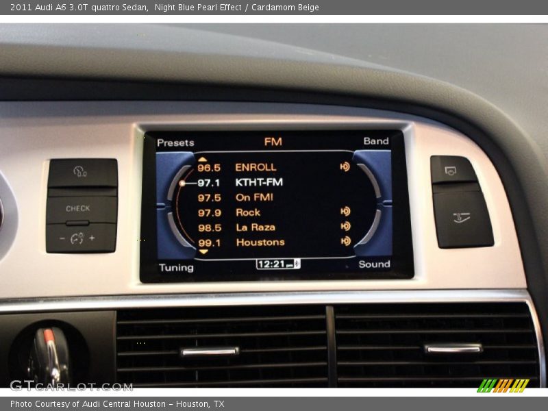 Night Blue Pearl Effect / Cardamom Beige 2011 Audi A6 3.0T quattro Sedan