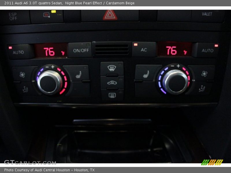 Night Blue Pearl Effect / Cardamom Beige 2011 Audi A6 3.0T quattro Sedan