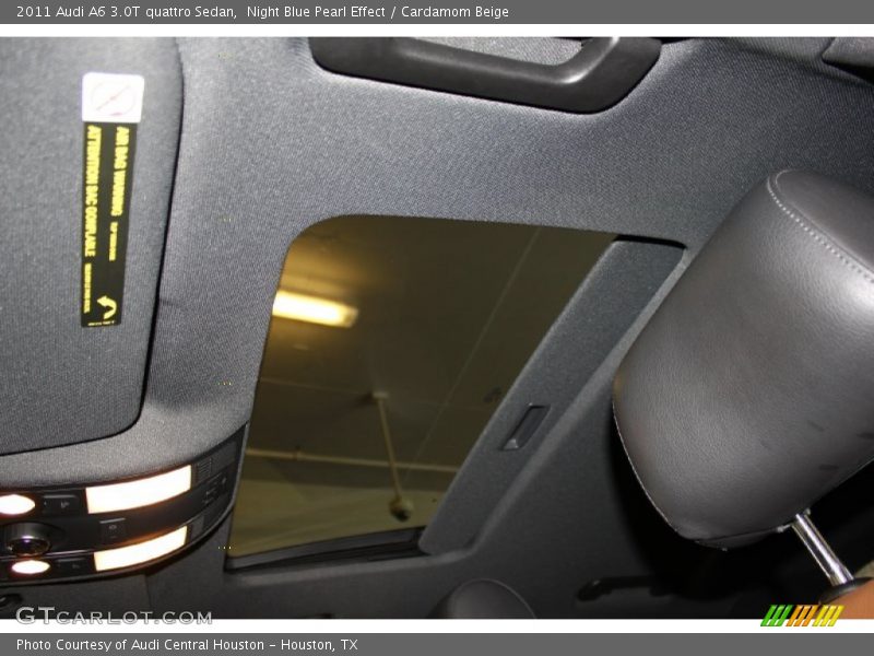 Night Blue Pearl Effect / Cardamom Beige 2011 Audi A6 3.0T quattro Sedan