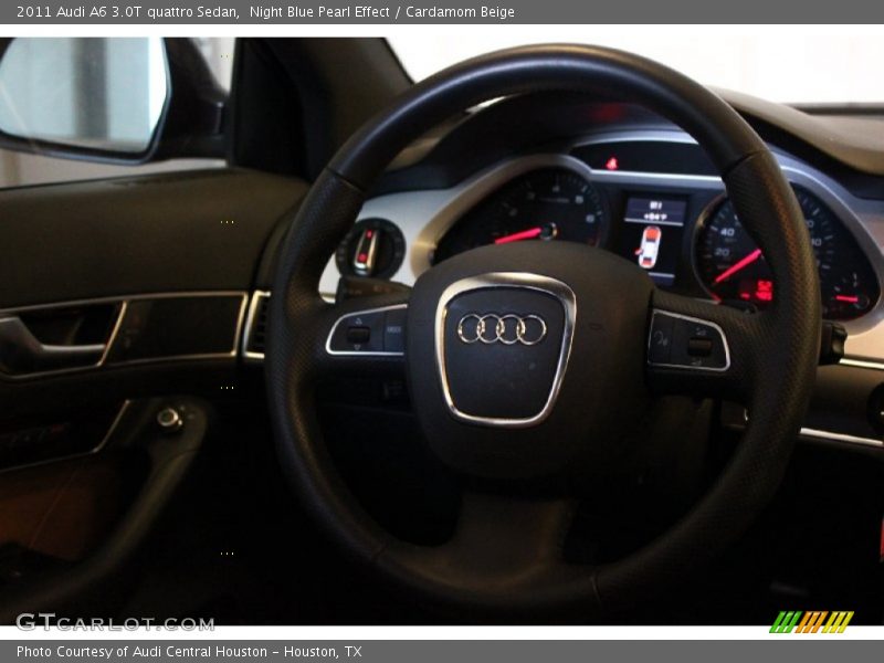 Night Blue Pearl Effect / Cardamom Beige 2011 Audi A6 3.0T quattro Sedan