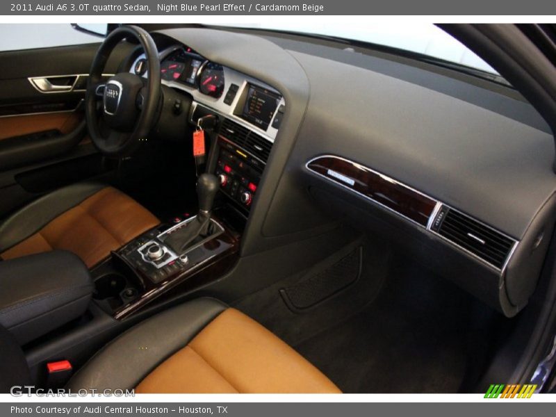 Night Blue Pearl Effect / Cardamom Beige 2011 Audi A6 3.0T quattro Sedan