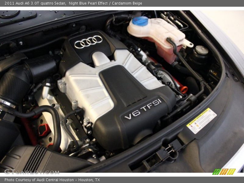 Night Blue Pearl Effect / Cardamom Beige 2011 Audi A6 3.0T quattro Sedan
