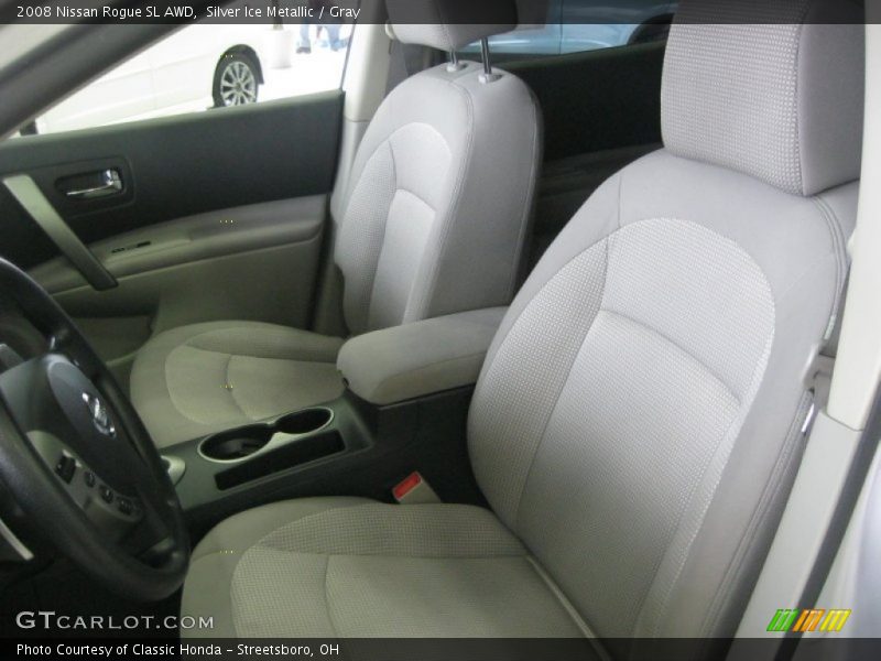 Silver Ice Metallic / Gray 2008 Nissan Rogue SL AWD