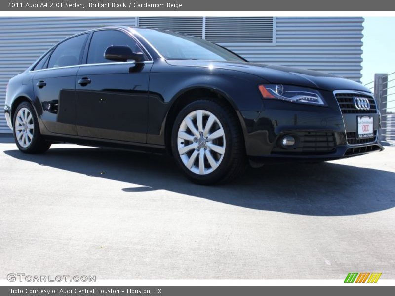 Brilliant Black / Cardamom Beige 2011 Audi A4 2.0T Sedan