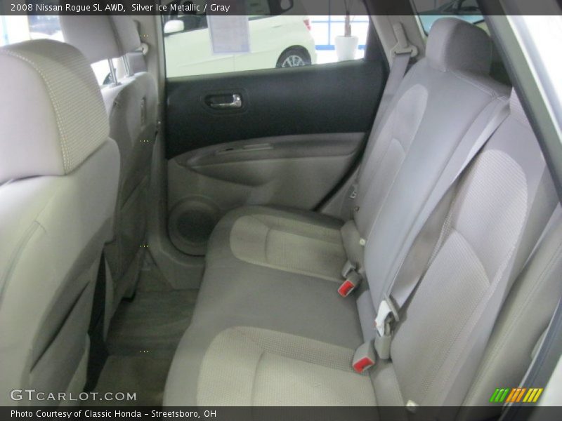 Silver Ice Metallic / Gray 2008 Nissan Rogue SL AWD