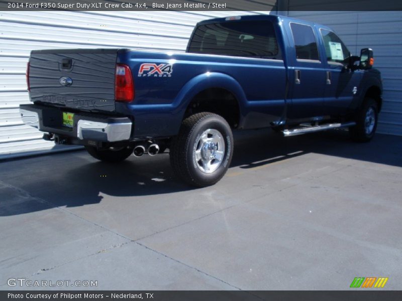 Blue Jeans Metallic / Steel 2014 Ford F350 Super Duty XLT Crew Cab 4x4