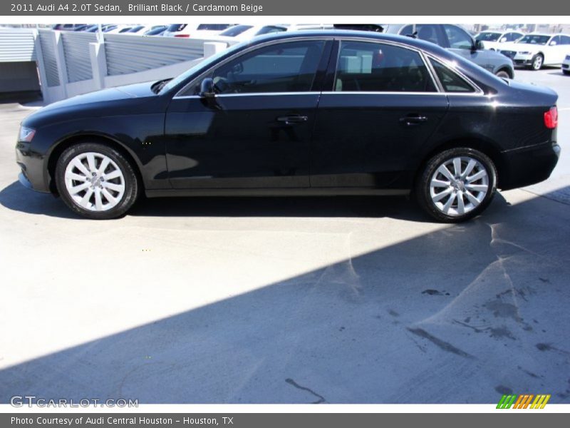 Brilliant Black / Cardamom Beige 2011 Audi A4 2.0T Sedan