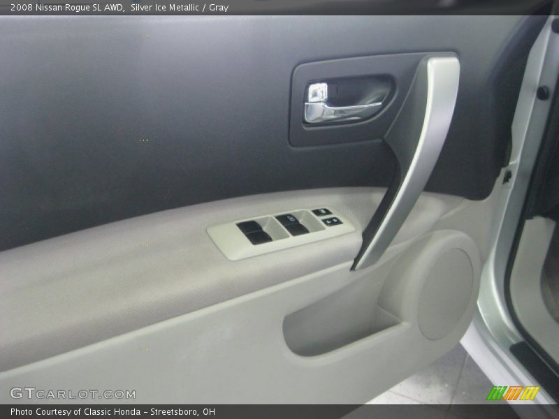 Silver Ice Metallic / Gray 2008 Nissan Rogue SL AWD