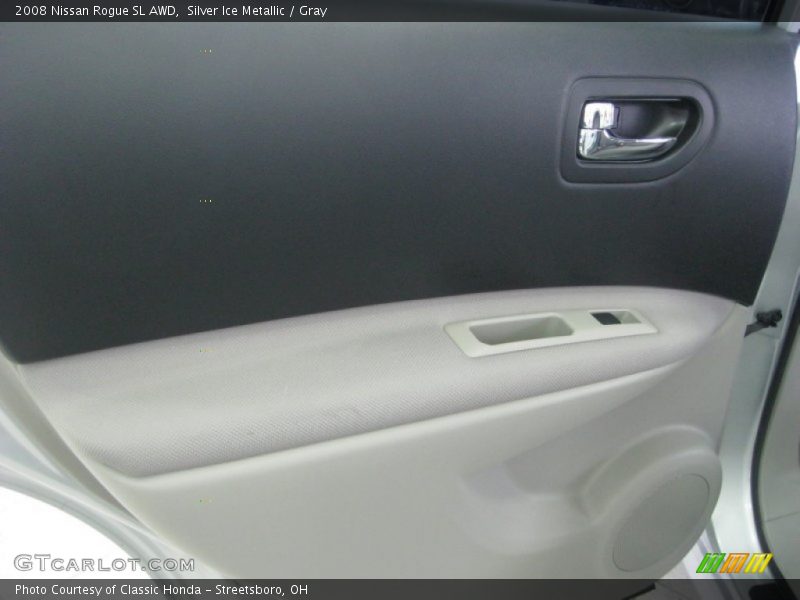 Silver Ice Metallic / Gray 2008 Nissan Rogue SL AWD