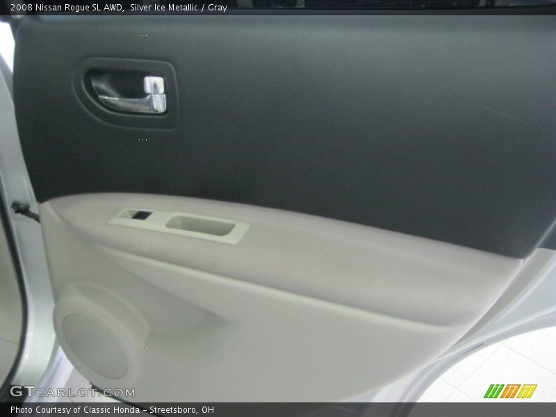 Silver Ice Metallic / Gray 2008 Nissan Rogue SL AWD