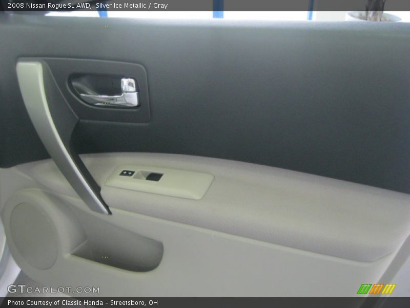 Silver Ice Metallic / Gray 2008 Nissan Rogue SL AWD