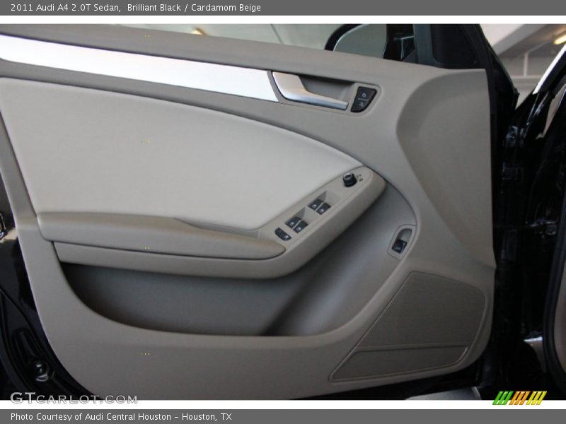Brilliant Black / Cardamom Beige 2011 Audi A4 2.0T Sedan
