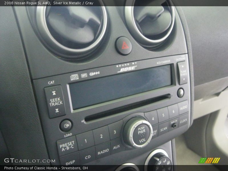 Silver Ice Metallic / Gray 2008 Nissan Rogue SL AWD