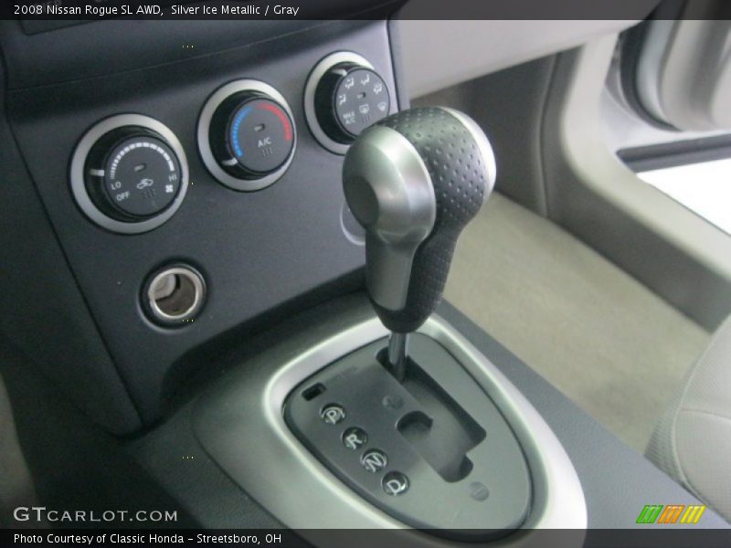 Silver Ice Metallic / Gray 2008 Nissan Rogue SL AWD