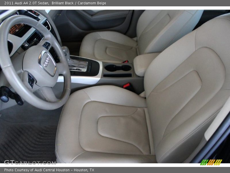 Brilliant Black / Cardamom Beige 2011 Audi A4 2.0T Sedan