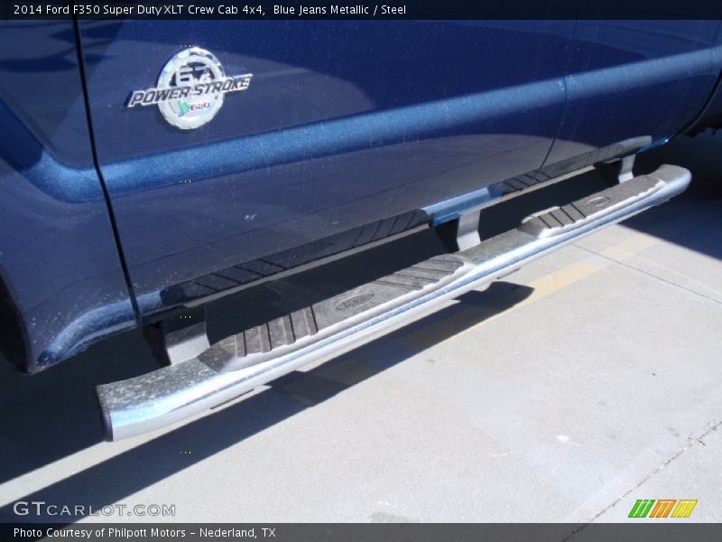 Blue Jeans Metallic / Steel 2014 Ford F350 Super Duty XLT Crew Cab 4x4