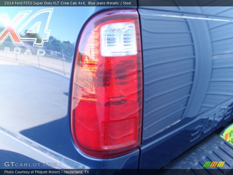 Blue Jeans Metallic / Steel 2014 Ford F350 Super Duty XLT Crew Cab 4x4