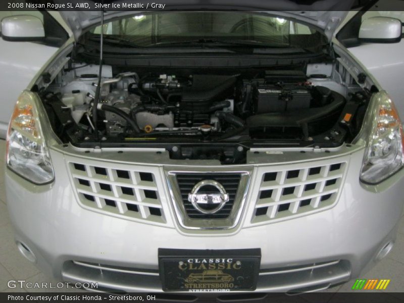 Silver Ice Metallic / Gray 2008 Nissan Rogue SL AWD