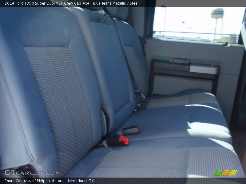 Blue Jeans Metallic / Steel 2014 Ford F350 Super Duty XLT Crew Cab 4x4