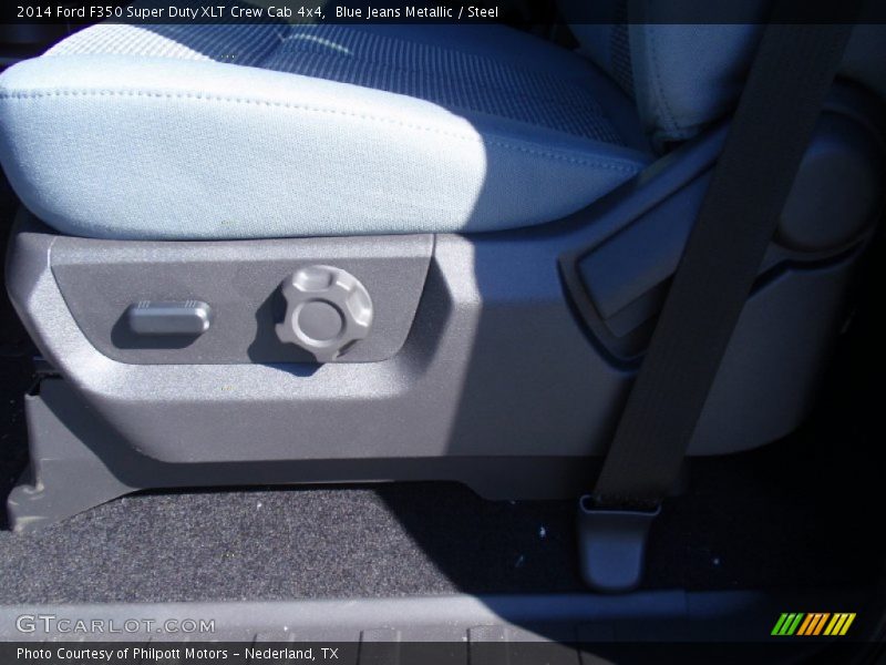 Blue Jeans Metallic / Steel 2014 Ford F350 Super Duty XLT Crew Cab 4x4