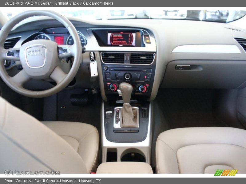 Brilliant Black / Cardamom Beige 2011 Audi A4 2.0T Sedan