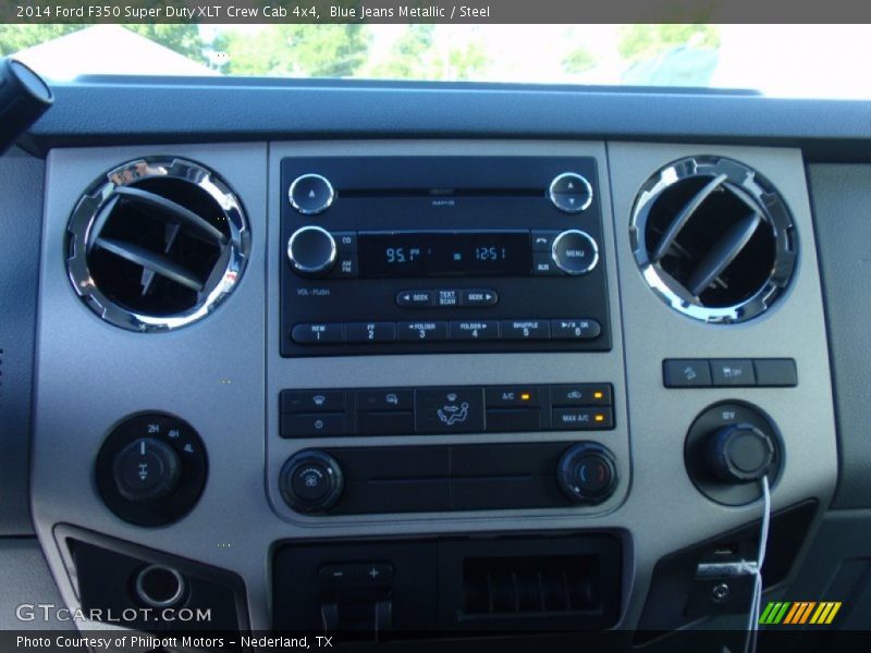 Blue Jeans Metallic / Steel 2014 Ford F350 Super Duty XLT Crew Cab 4x4