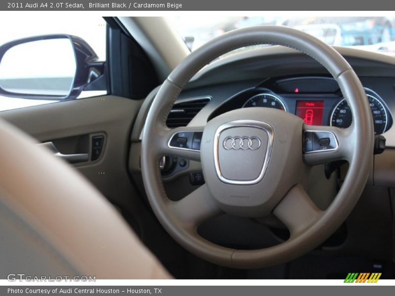 Brilliant Black / Cardamom Beige 2011 Audi A4 2.0T Sedan