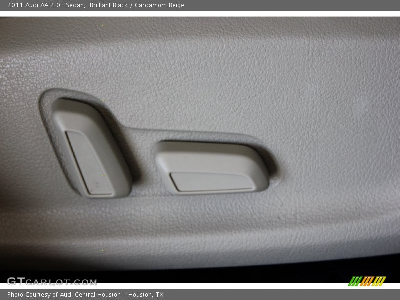 Brilliant Black / Cardamom Beige 2011 Audi A4 2.0T Sedan