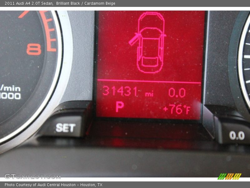 Brilliant Black / Cardamom Beige 2011 Audi A4 2.0T Sedan