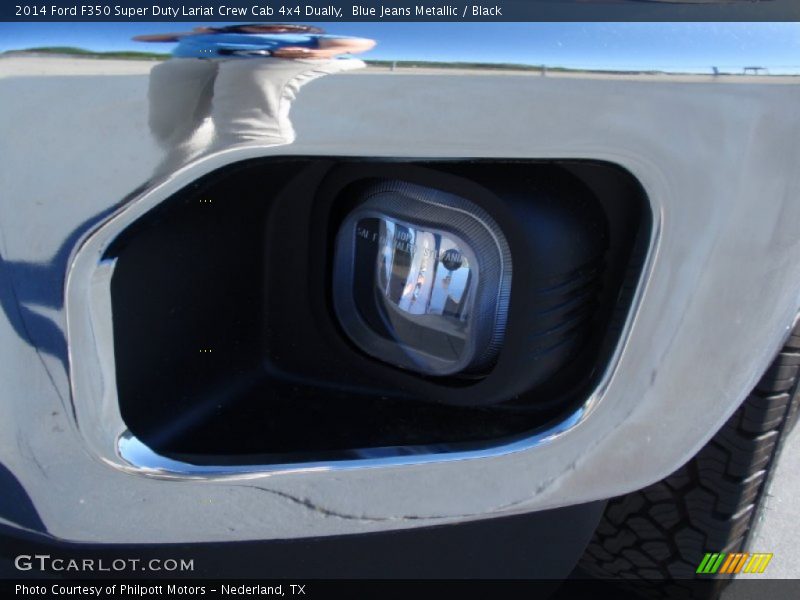 Blue Jeans Metallic / Black 2014 Ford F350 Super Duty Lariat Crew Cab 4x4 Dually