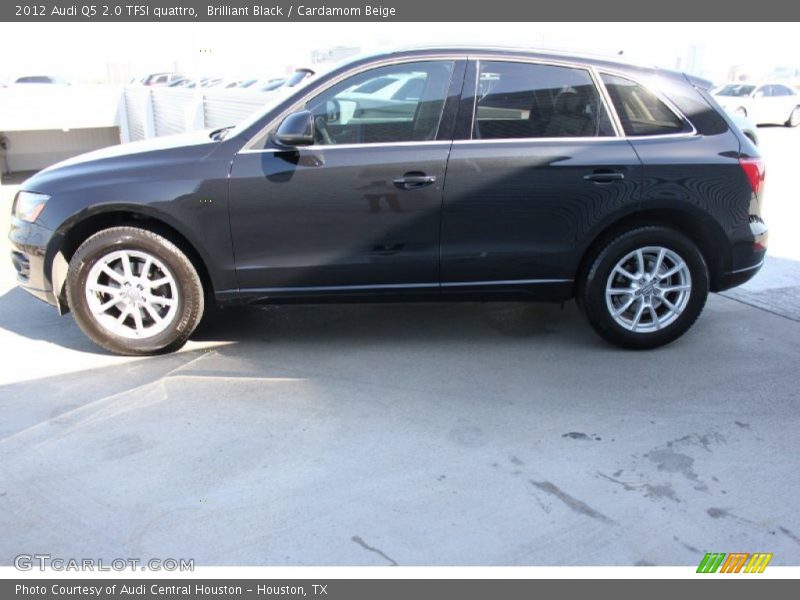 Brilliant Black / Cardamom Beige 2012 Audi Q5 2.0 TFSI quattro