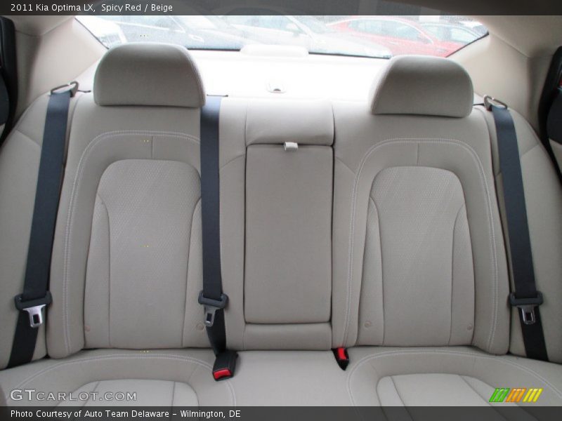 Spicy Red / Beige 2011 Kia Optima LX