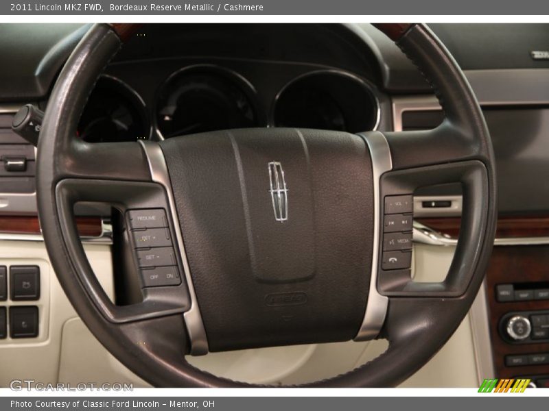 Bordeaux Reserve Metallic / Cashmere 2011 Lincoln MKZ FWD
