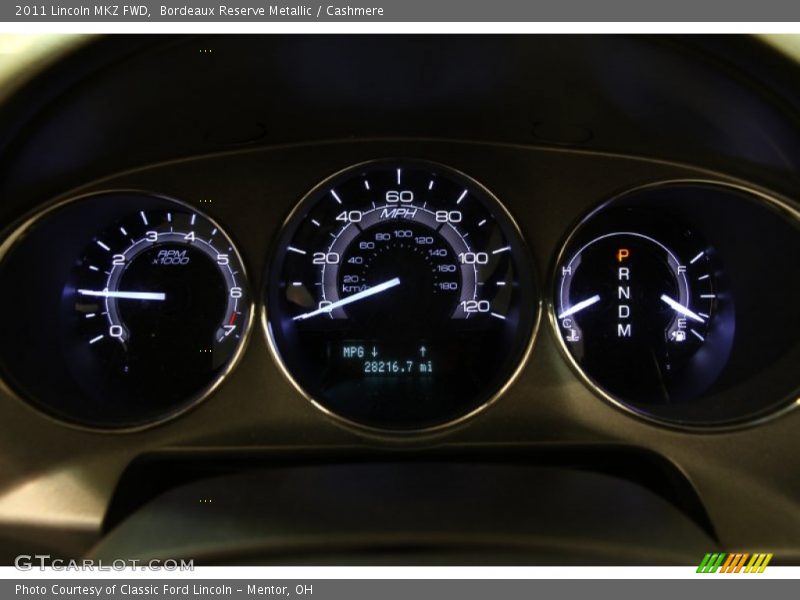 Bordeaux Reserve Metallic / Cashmere 2011 Lincoln MKZ FWD