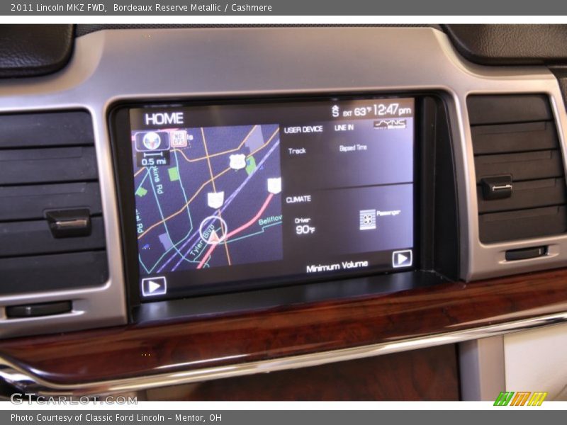 Bordeaux Reserve Metallic / Cashmere 2011 Lincoln MKZ FWD
