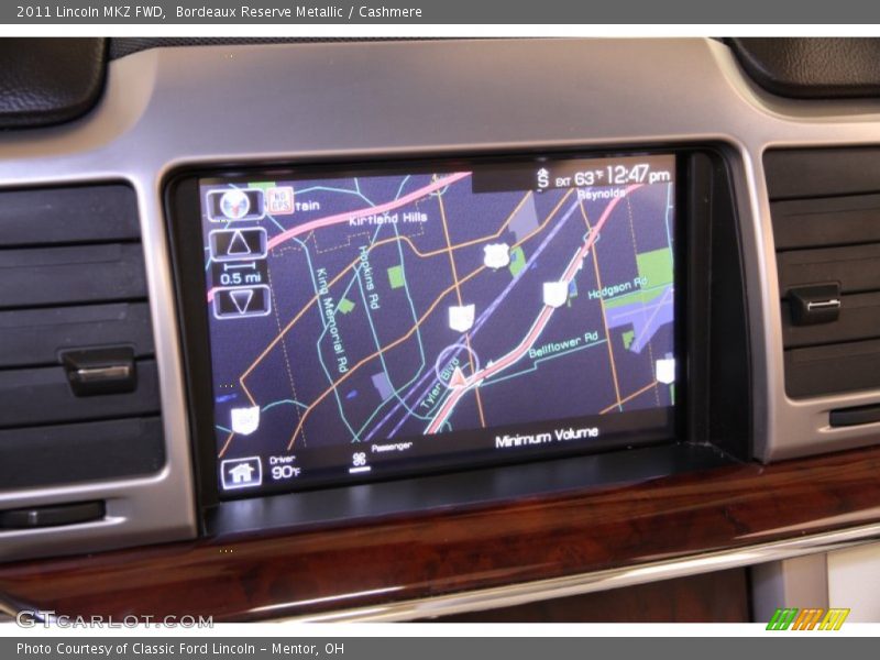 Bordeaux Reserve Metallic / Cashmere 2011 Lincoln MKZ FWD