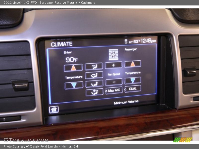 Bordeaux Reserve Metallic / Cashmere 2011 Lincoln MKZ FWD