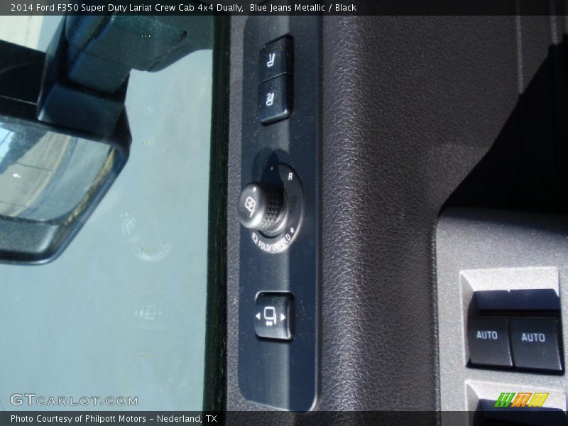 Blue Jeans Metallic / Black 2014 Ford F350 Super Duty Lariat Crew Cab 4x4 Dually
