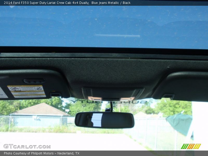 Blue Jeans Metallic / Black 2014 Ford F350 Super Duty Lariat Crew Cab 4x4 Dually