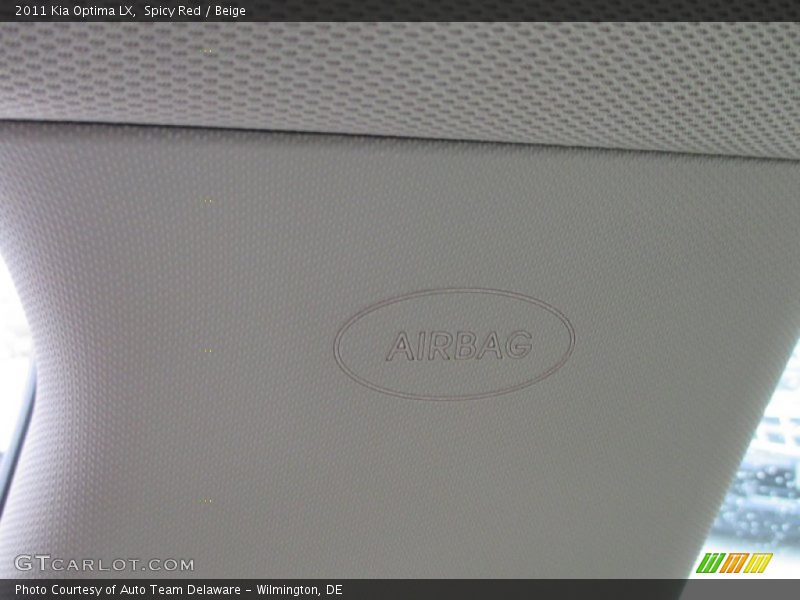 Spicy Red / Beige 2011 Kia Optima LX