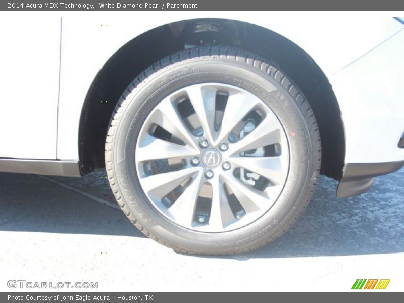White Diamond Pearl / Parchment 2014 Acura MDX Technology