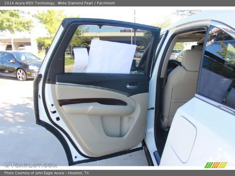 White Diamond Pearl / Parchment 2014 Acura MDX Technology