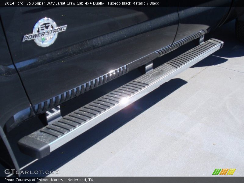 Tuxedo Black Metallic / Black 2014 Ford F350 Super Duty Lariat Crew Cab 4x4 Dually