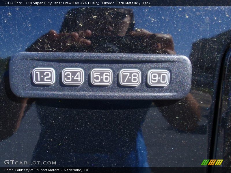 Tuxedo Black Metallic / Black 2014 Ford F350 Super Duty Lariat Crew Cab 4x4 Dually